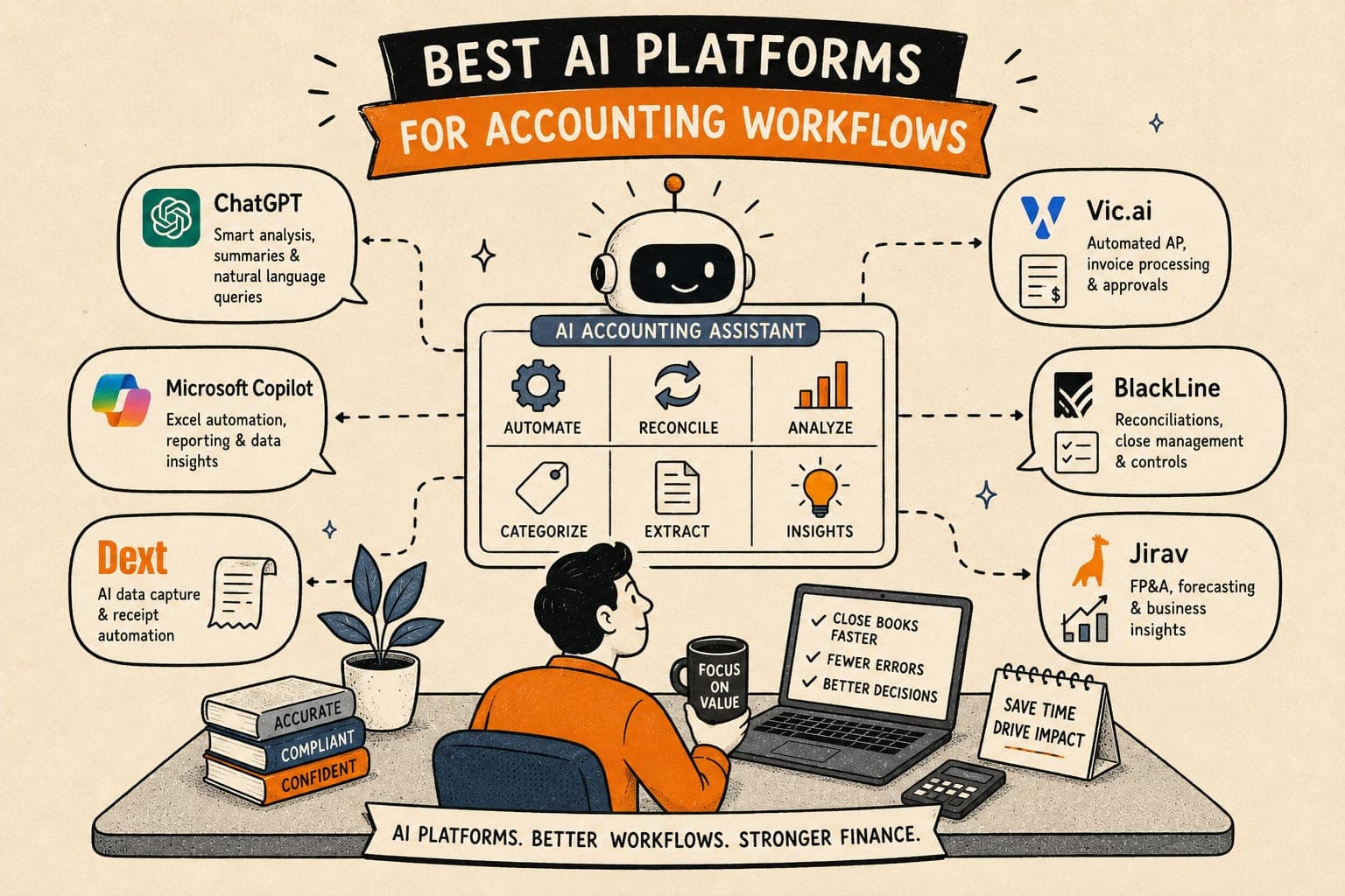 Best AI Platforms for Accounting Workflows