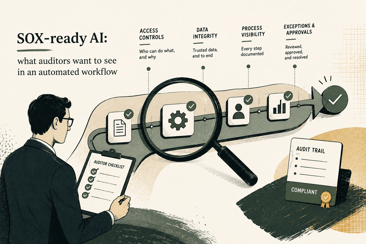SOX-ready AI: what auditors want to see in an automated workflow