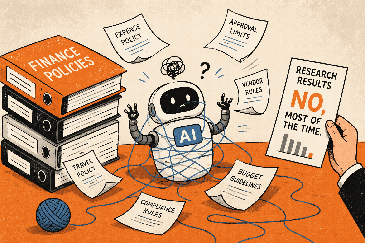 Can AI Agents Actually Follow Your Finance Policies? New Research Says No, Most of the Time.