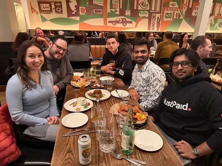 Loopfour team dinner